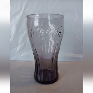 McDonald's 6" Popular Purple Coke Glass 2009 Limited Edition 14 oz
